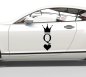 Preview: 46205 König Dame Herz Aufkleber